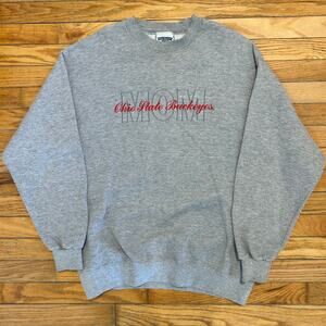 Vintage Lee Sports Ohio State Buckeyes Mom Embroidered Crew neck Size Large